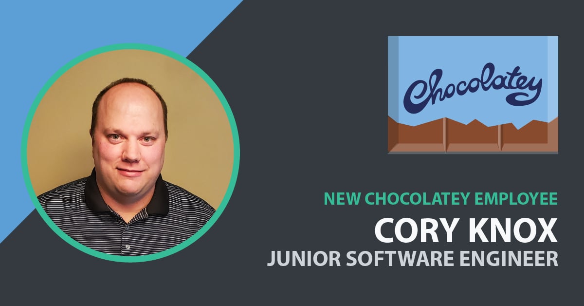 Cory Knox Joins Chocolatey as Junior Software Engineer