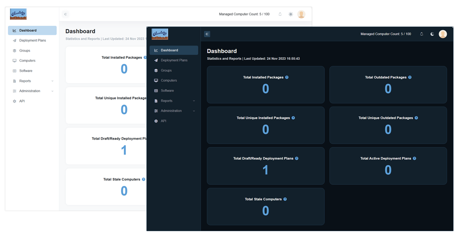 Image of enhanced Dashboard with Last Updated Time