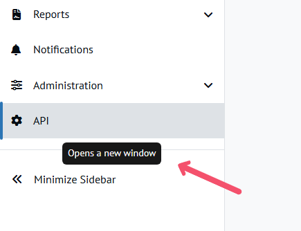 New Window Warning on external link Chocolatey Central Management