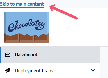 Skip link in Chocolatey Central Management