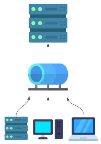 Diagram showing CCM agents connecting to CCM via a Zero Trust Tunnel.