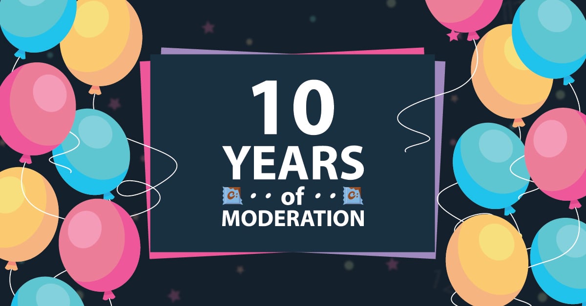 Celebrating 10 Years of Moderation