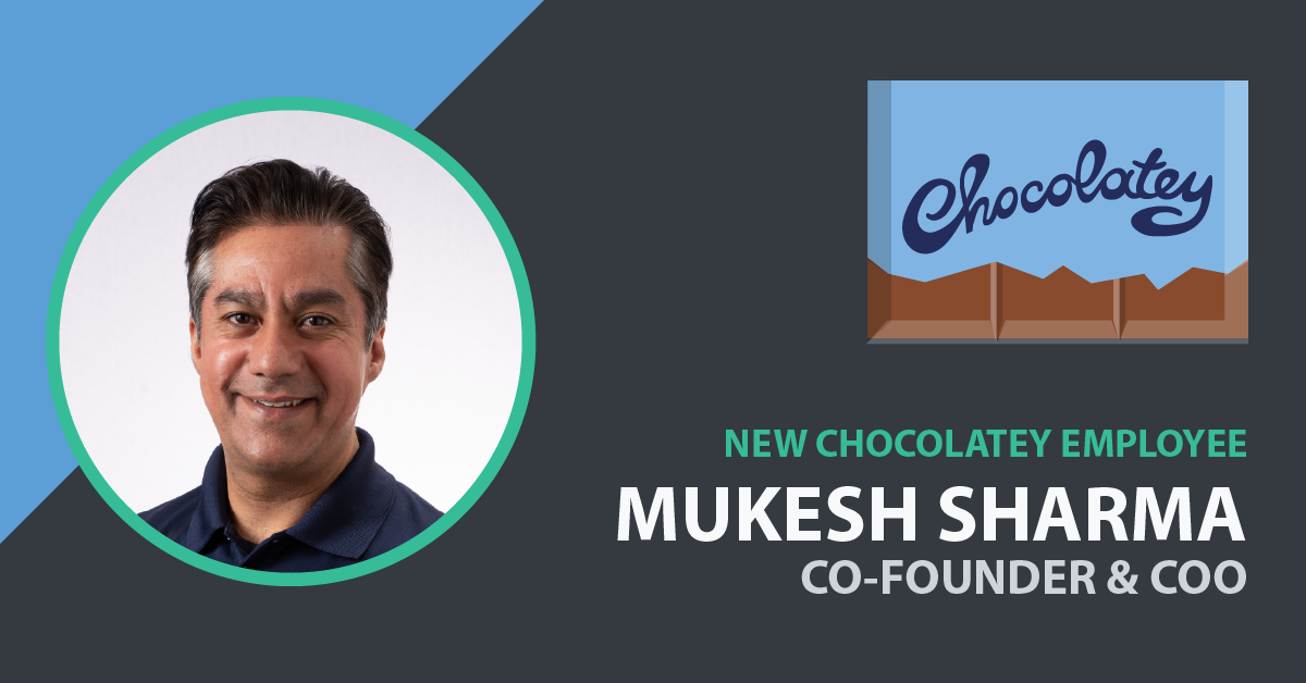 Mukesh Sharma Joins Chocolatey as Chief Operating Officer